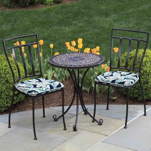 Set of 4 Water Repellent Outdoor Chair Cushions 17"x 16" P277010