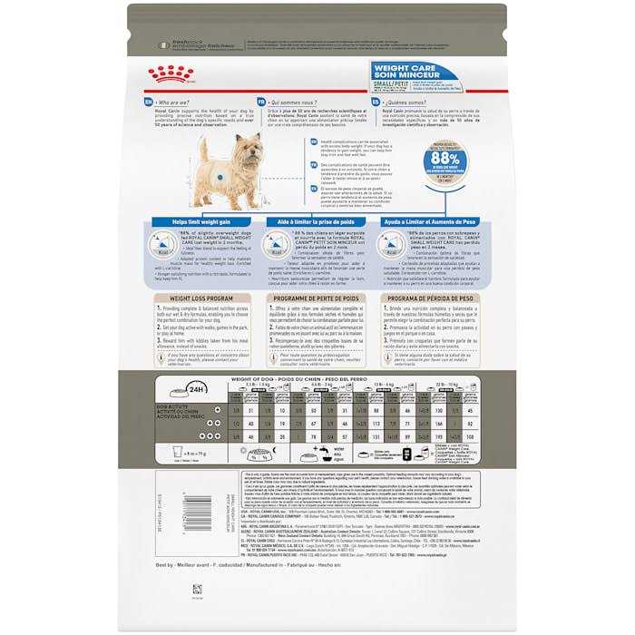 Small Weight Care Dry Dog Food P105