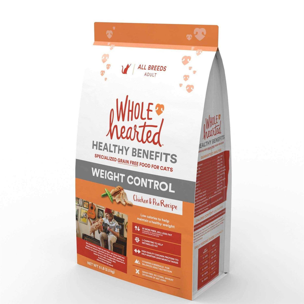 Grain-Free Weight Control Chicken and Pea Recipe Dry Cat Food O14180