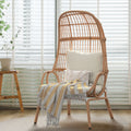 Oversized Wicker Egg Chair with Steel Frame G613