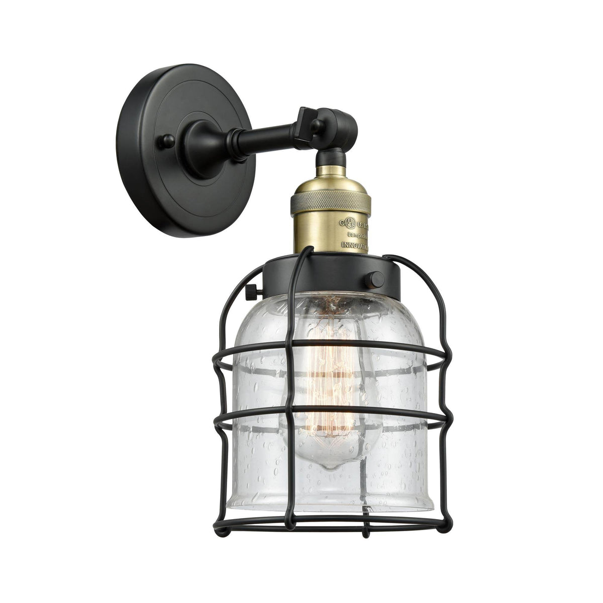 Black Antique Brass 1 Light Sconce D5344