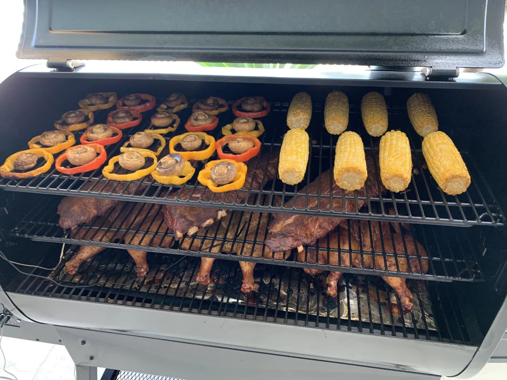 2000 Square Inch Pellet Grill and Smoker with 3 Cooking Racks P82288