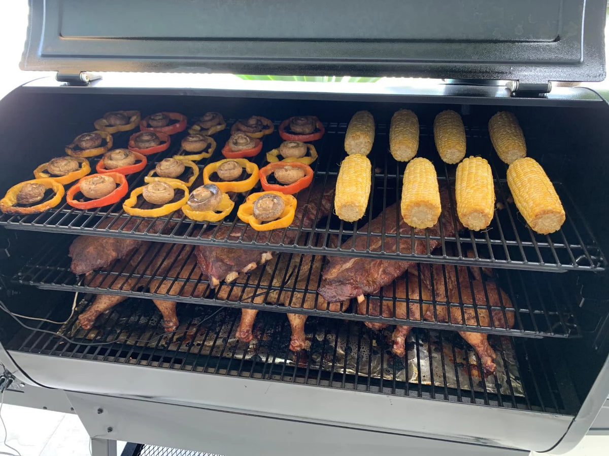 2000 Square Inch Pellet Grill and Smoker with 3 Cooking Racks P82288