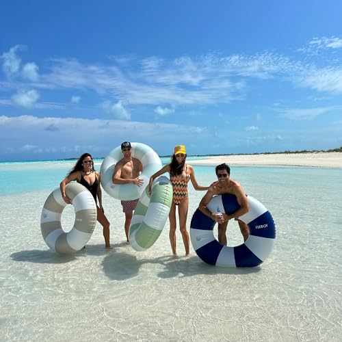 Inflatable Tube Pool Float with Cup Holder 48" O8673