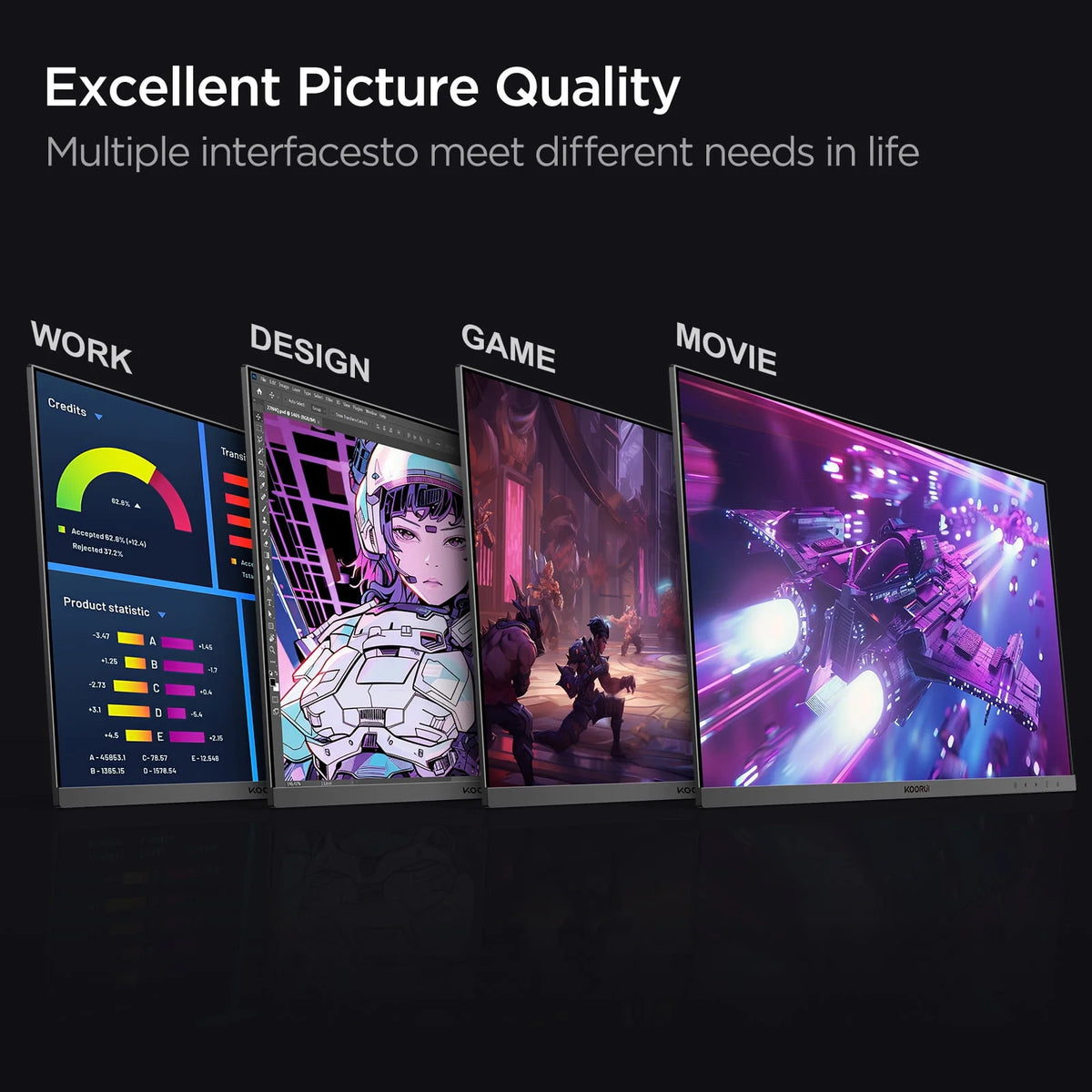 24 165Hz 1080P 1ms Ultra Slim Gaming Monitor Q891555