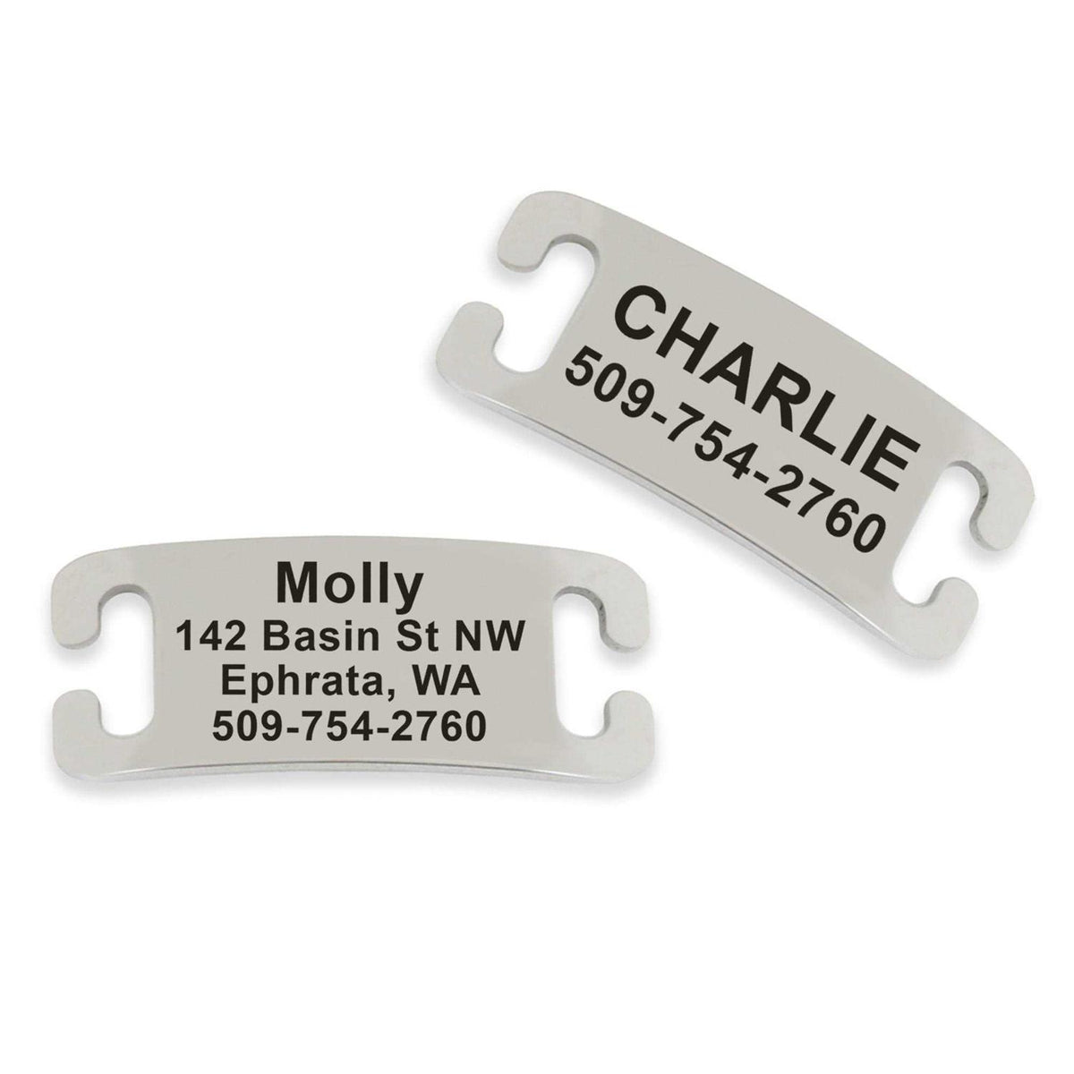 Stainless Steel Slide-On Dog & Cat Tag Y140