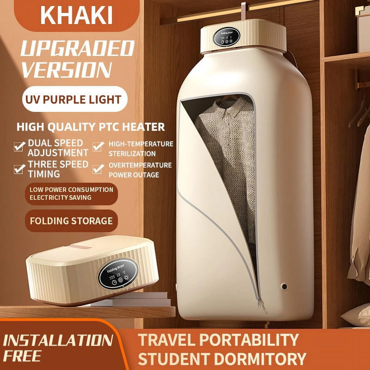 Foldable Portable Clothes Dryer R64899