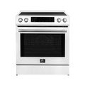 30 Induction Range with Air Fry and Self-Clean in White F251