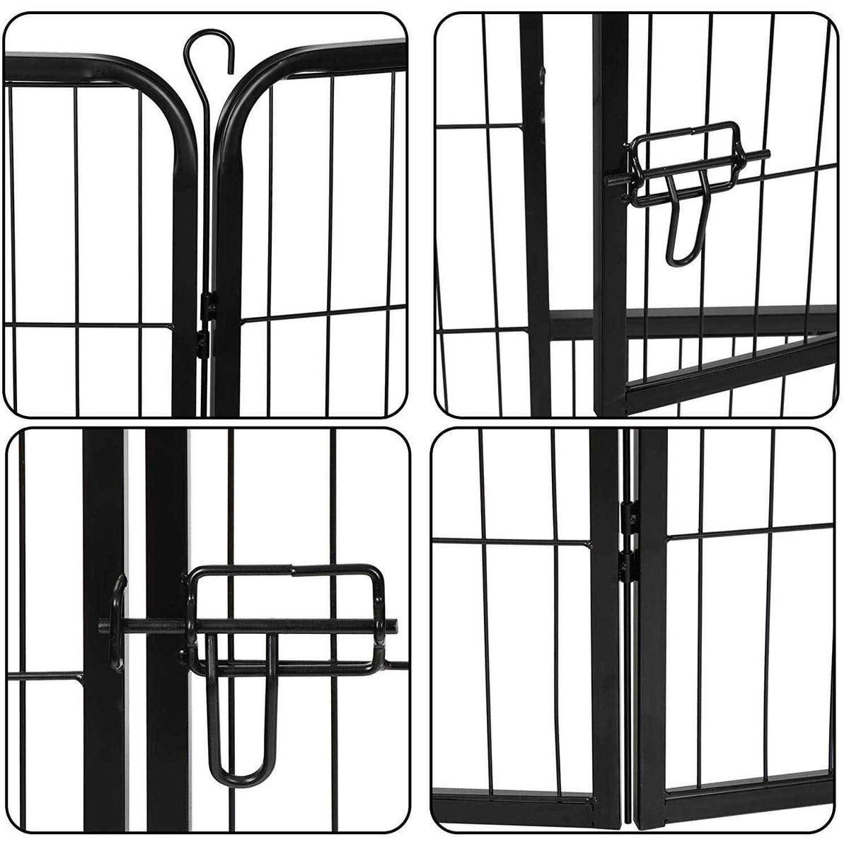 Foldable Metal Exercise Pen & Pet Playpen B249116