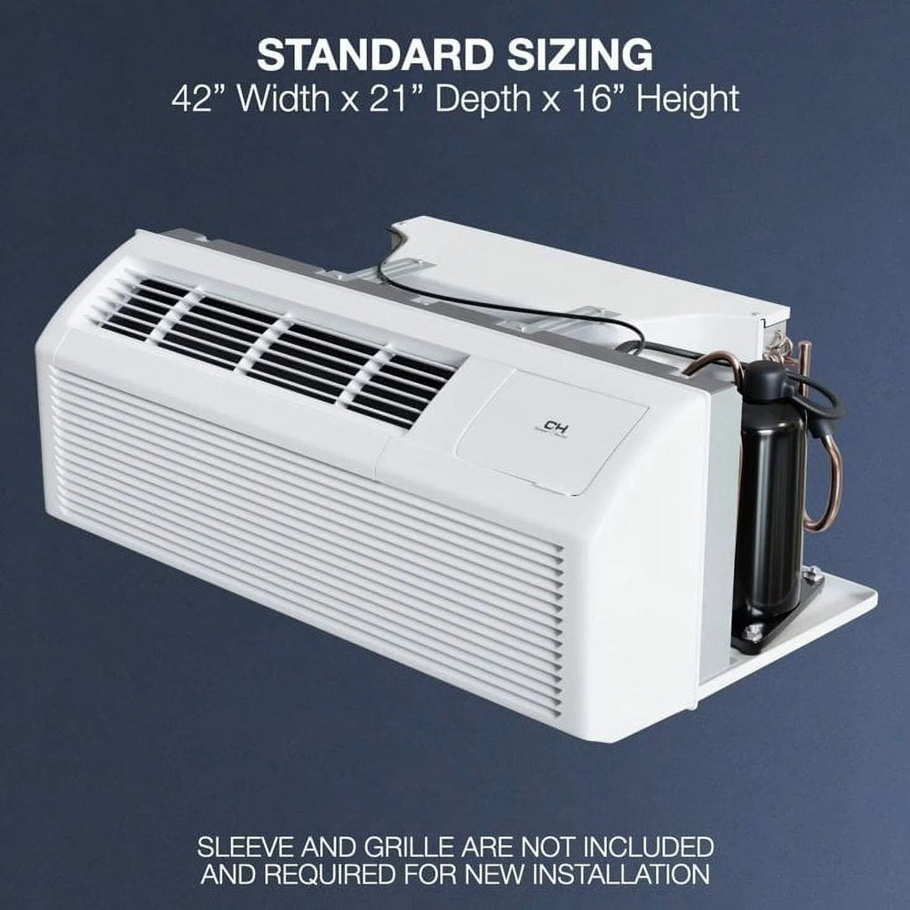 9000 BTU 230V PTAC Air Conditioner Heat Pump E467091