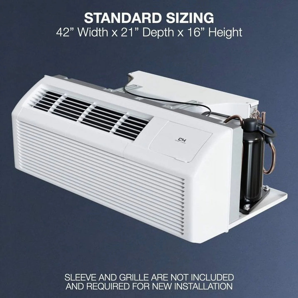 9000 BTU 230V PTAC Air Conditioner Heat Pump E467091