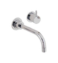 Single Handle Vessel Wall Faucet Satin Nickel O19402