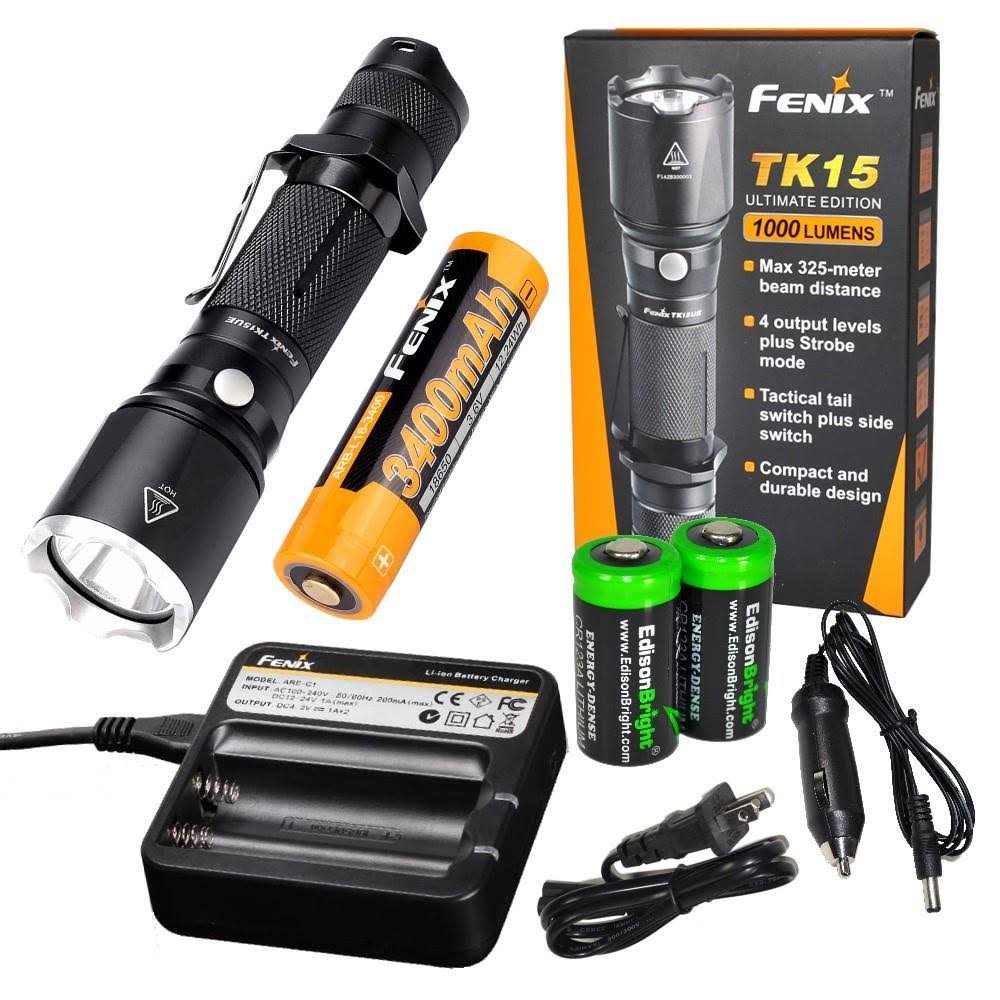 1000 Lumen Cree LED Tactical Flashlight with 18650 Li-Ion Rechargeable Battery H47164