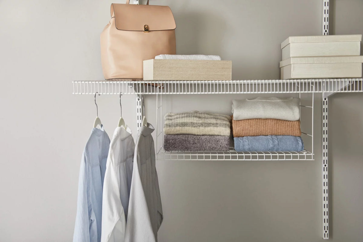 White Hanging Wire Shelf F456456