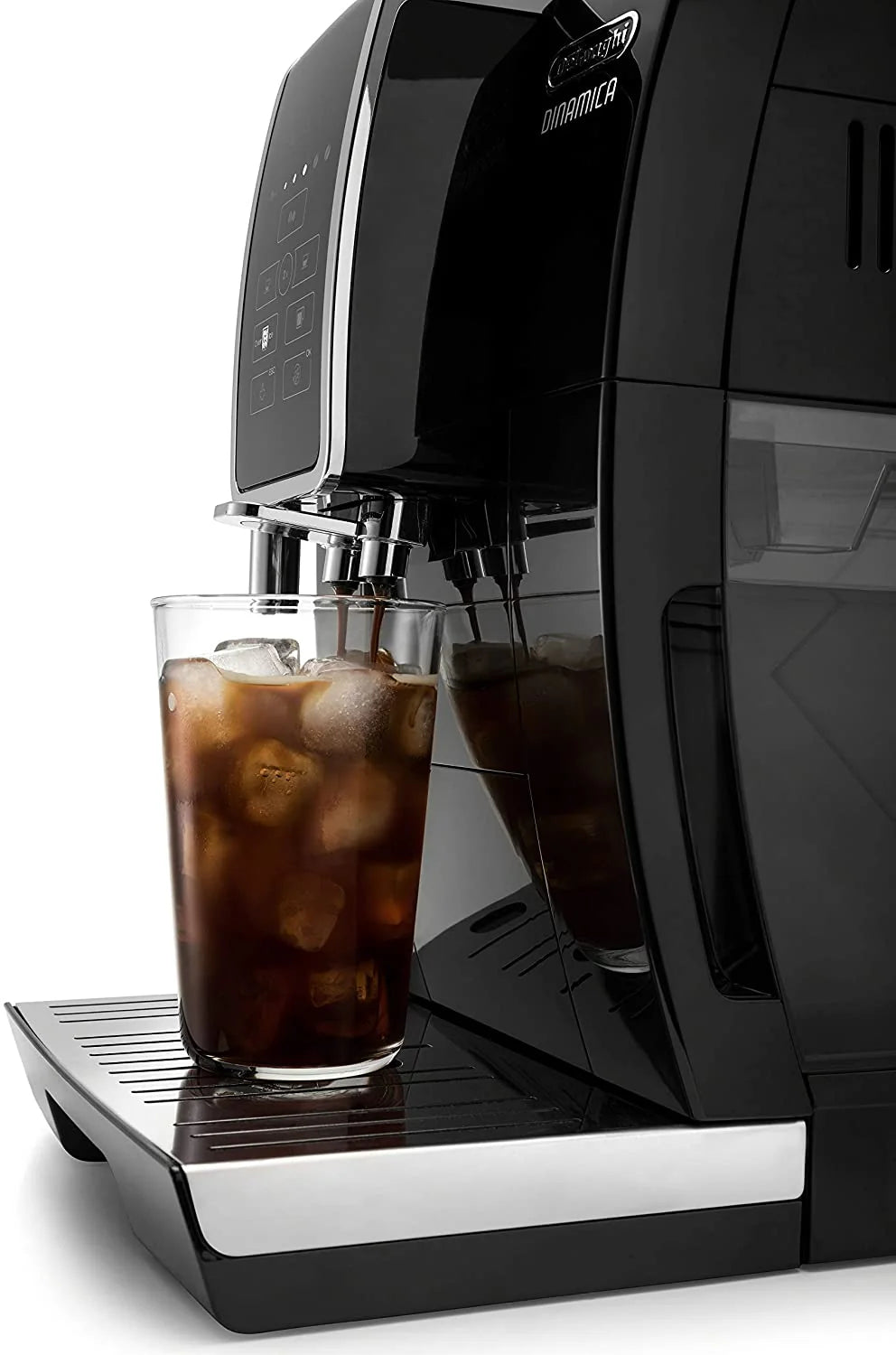 Automatic Espresso Maker with iced-coffee, black T433296