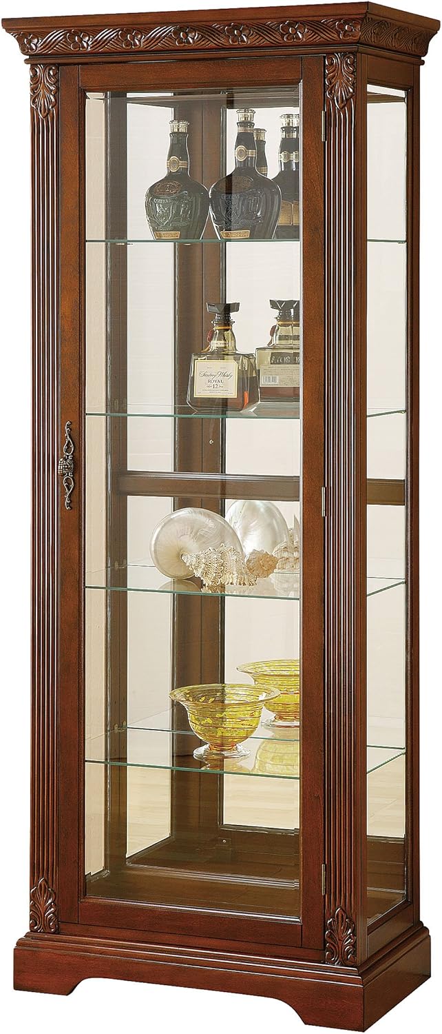 Cherry Curio Cabinet D169