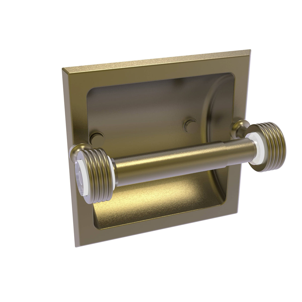 Antique Brass Recessed Toilet Paper Holder D8570