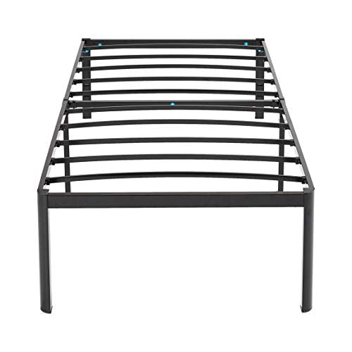 Full Size Black Steel Platform Bed Frame T162070