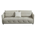 Gray Leather Sofa V91693