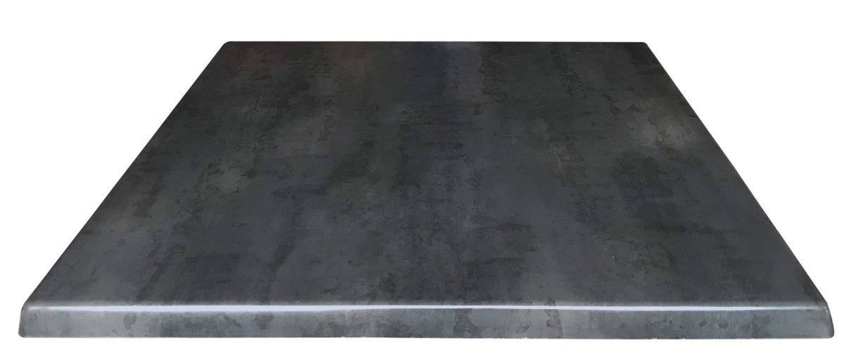 30" x 30" Black Steel Indoor/Outdoor Table Top N347666