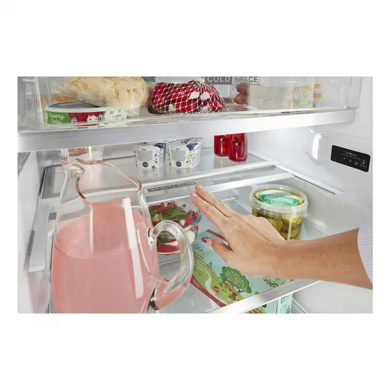 11.6 cu. ft. Top Freezer Refrigerator Black Stainless Counter Depth M995319