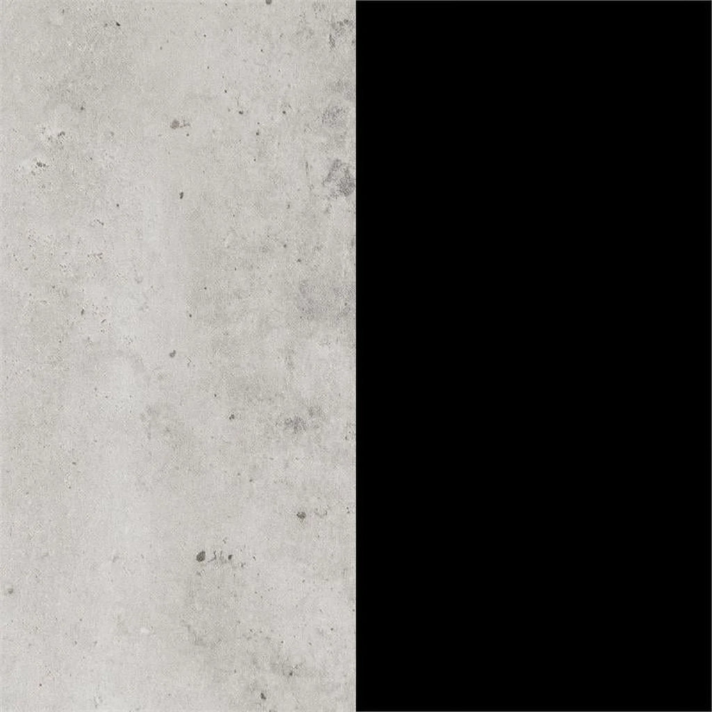 Concrete Gray and Black Coffee Table F706