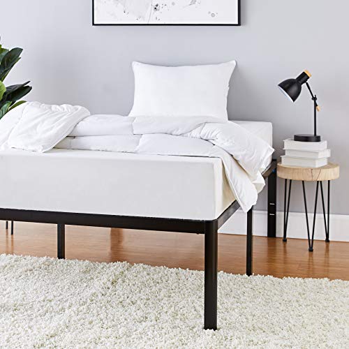 Full Size Black Steel Platform Bed Frame T162070