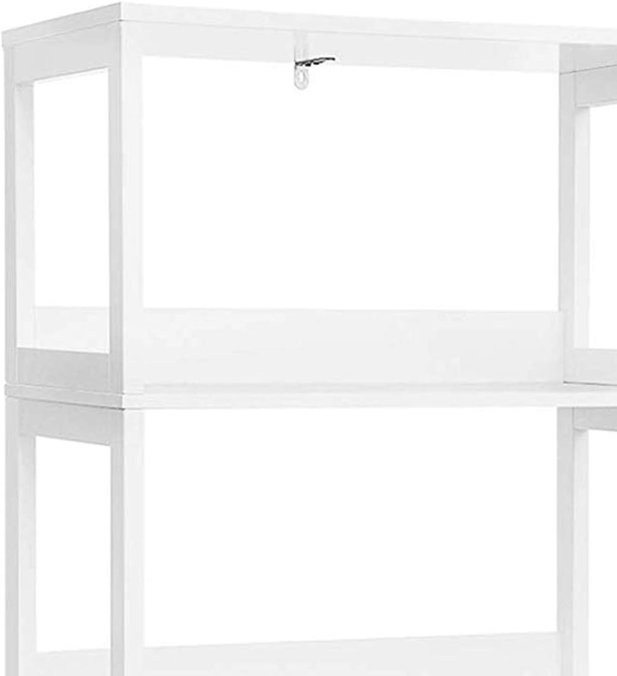 White Wooden Bathroom Cabinet with 2 Shelves F3560