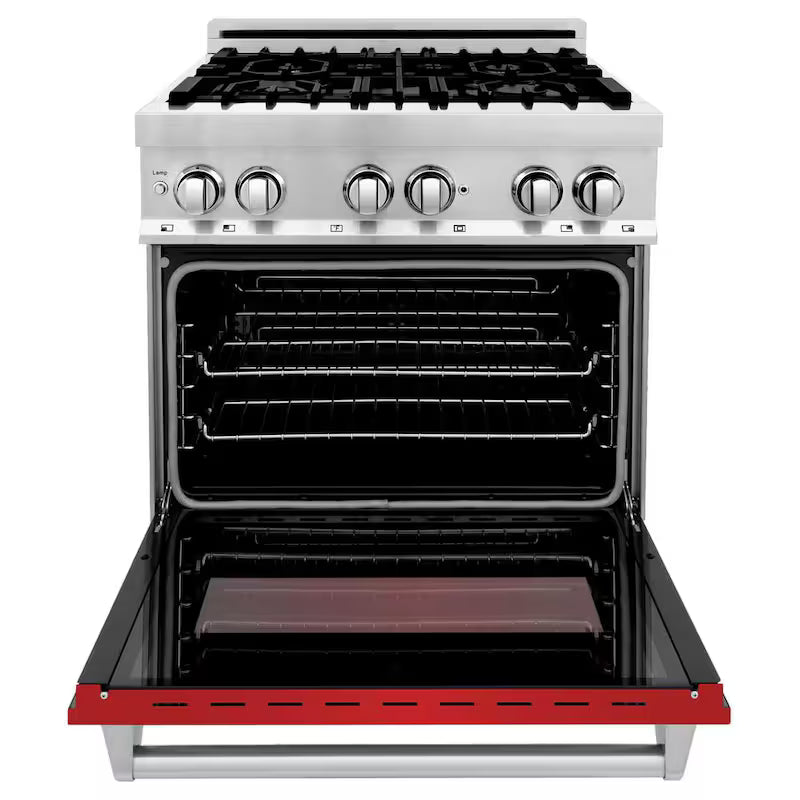 4 Burner Dual Fuel Range Stainless Steel M693