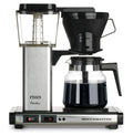 Coffee Maker with Glass Carafe Brushed Silver L610823