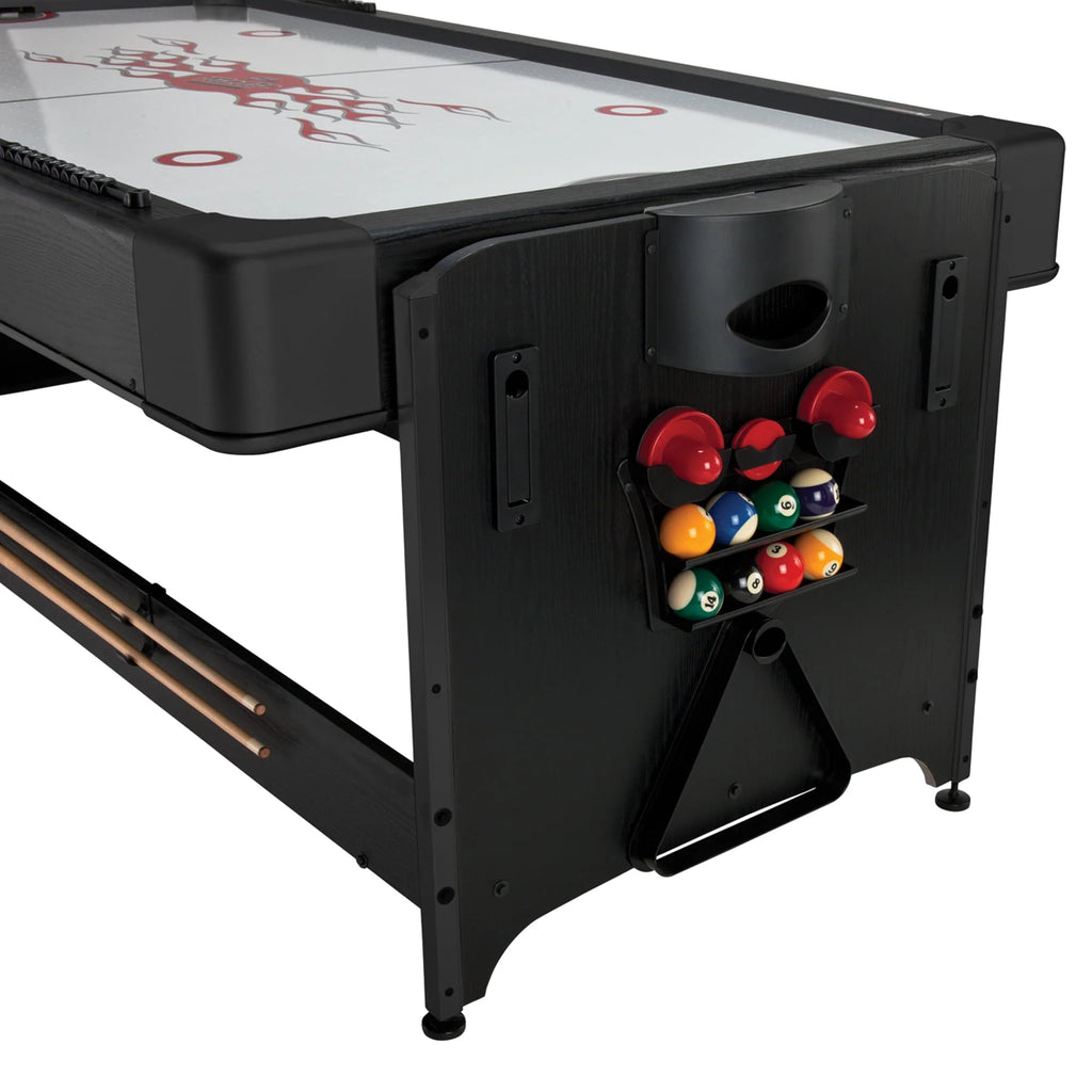 7' 2-in-1 Billiards and Air Hockey Game Table D463