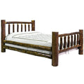 Queen Bed with Laser Engraved Bear D757
