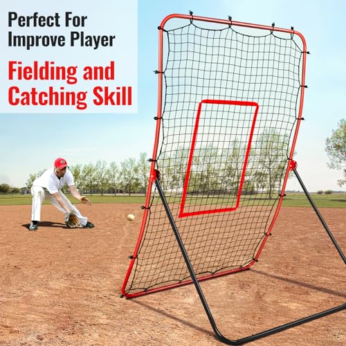 Angle Adjustable Baseball Rebounder Net E386
