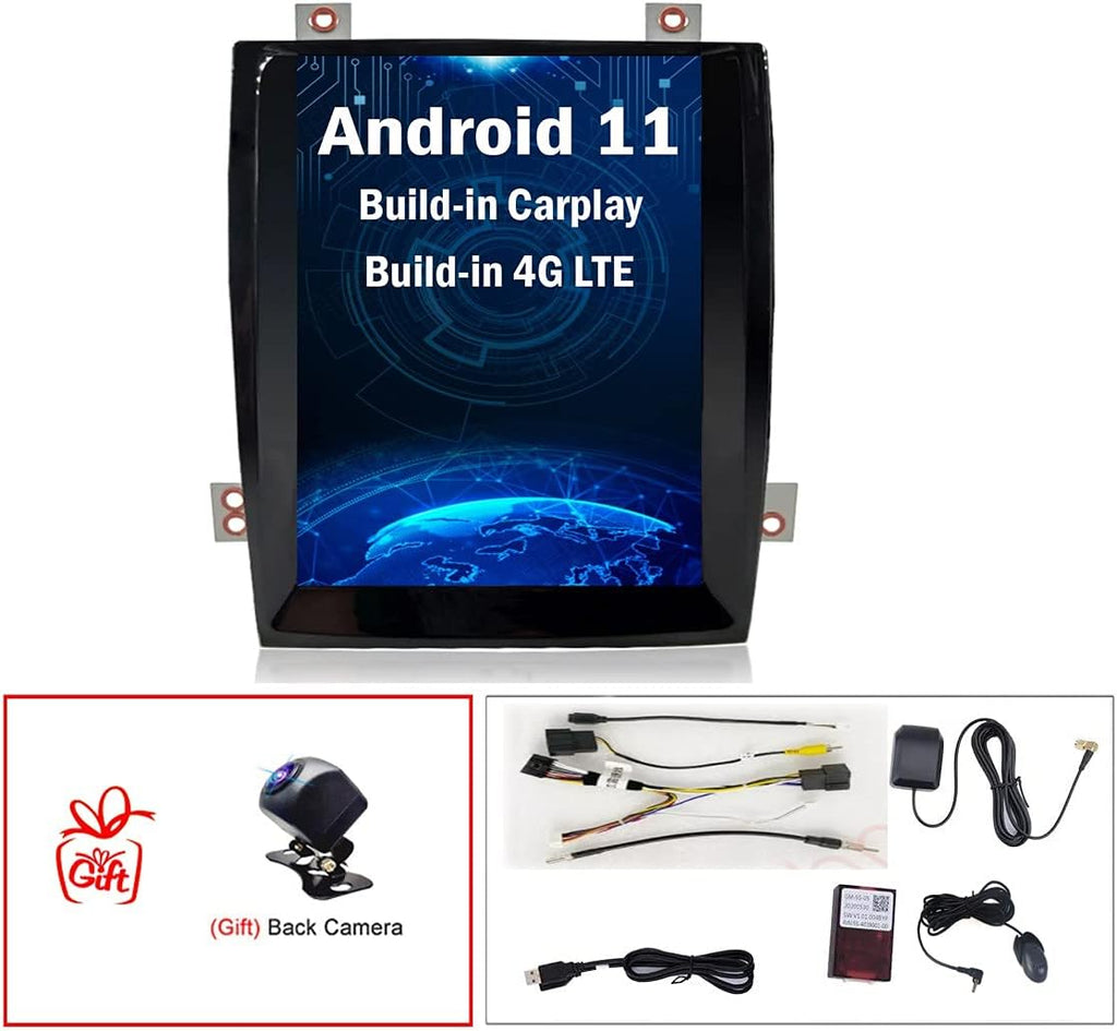 Android 11 Radio Replacement 10.4inch Touch Screen 3+32G Wireless Carplay Android Auto 4G LTE WiFi L434646