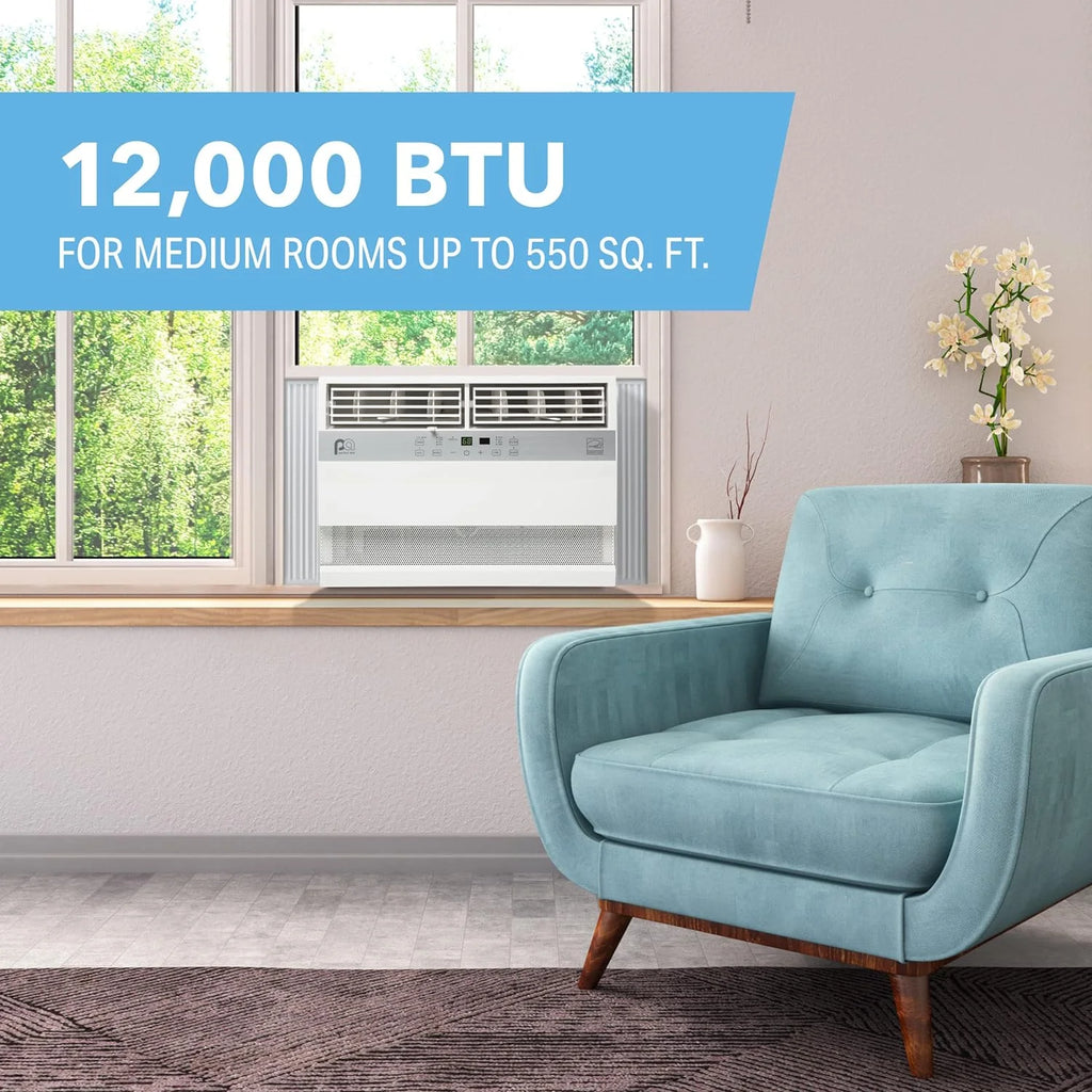 115-Volt Flat Panel Window Air Conditioner B182414