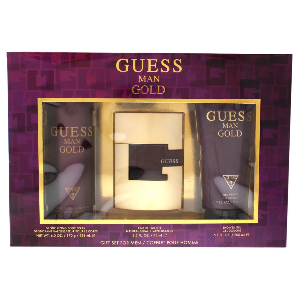 3 Pc Gift Set 2.5 oz EDT Spray 6.0 oz Deodorizing Body Spray 6.7 oz Shower Gel H38283