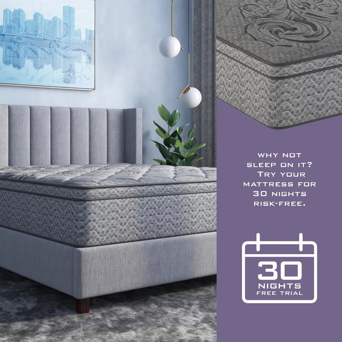 Queen Size Memory Foam Mattress R620