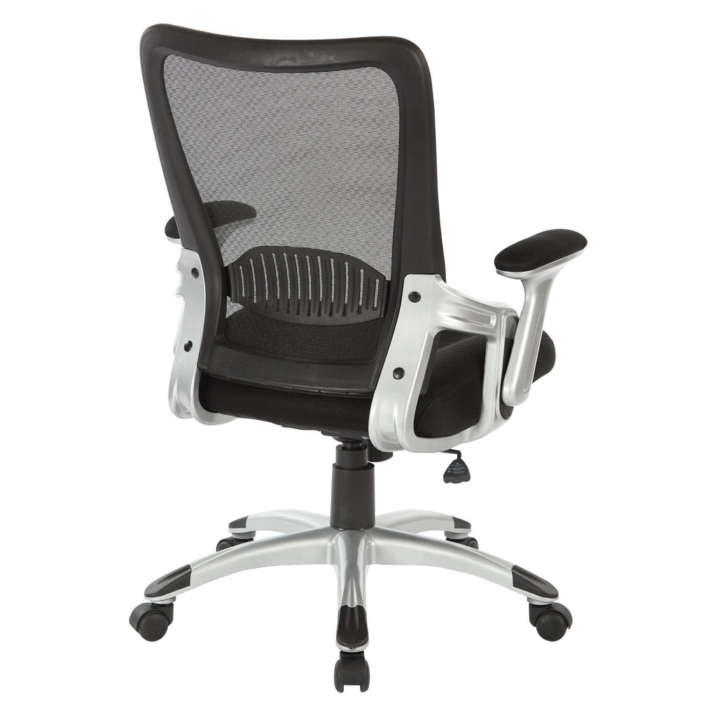 Black Mesh Screen Back Chair C7533