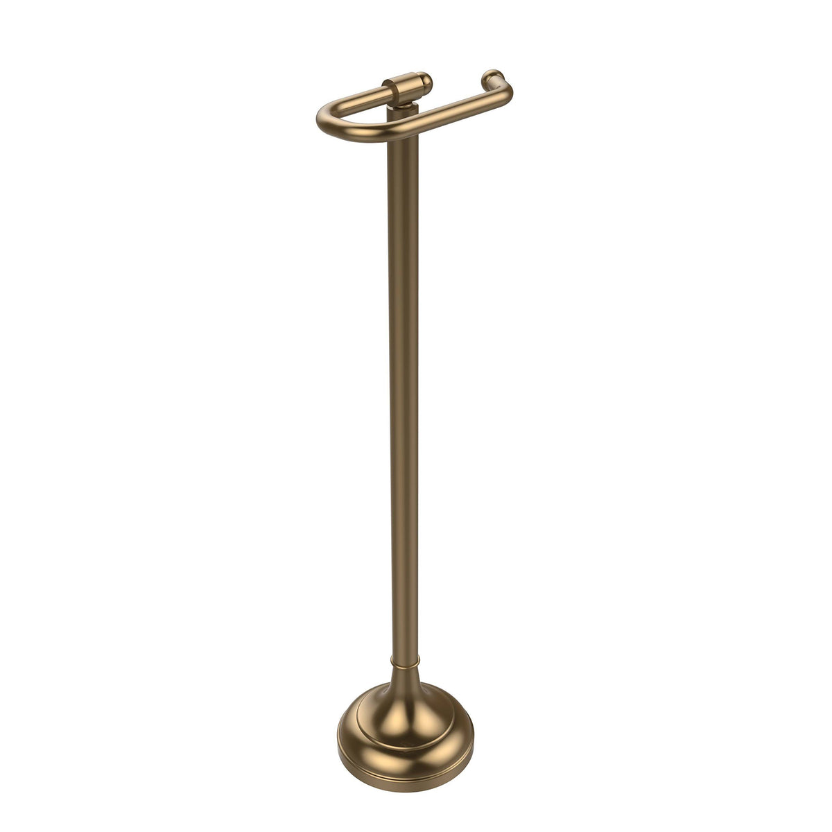 Free Standing Toilet Tissue Holder Brushed Bronze U1075