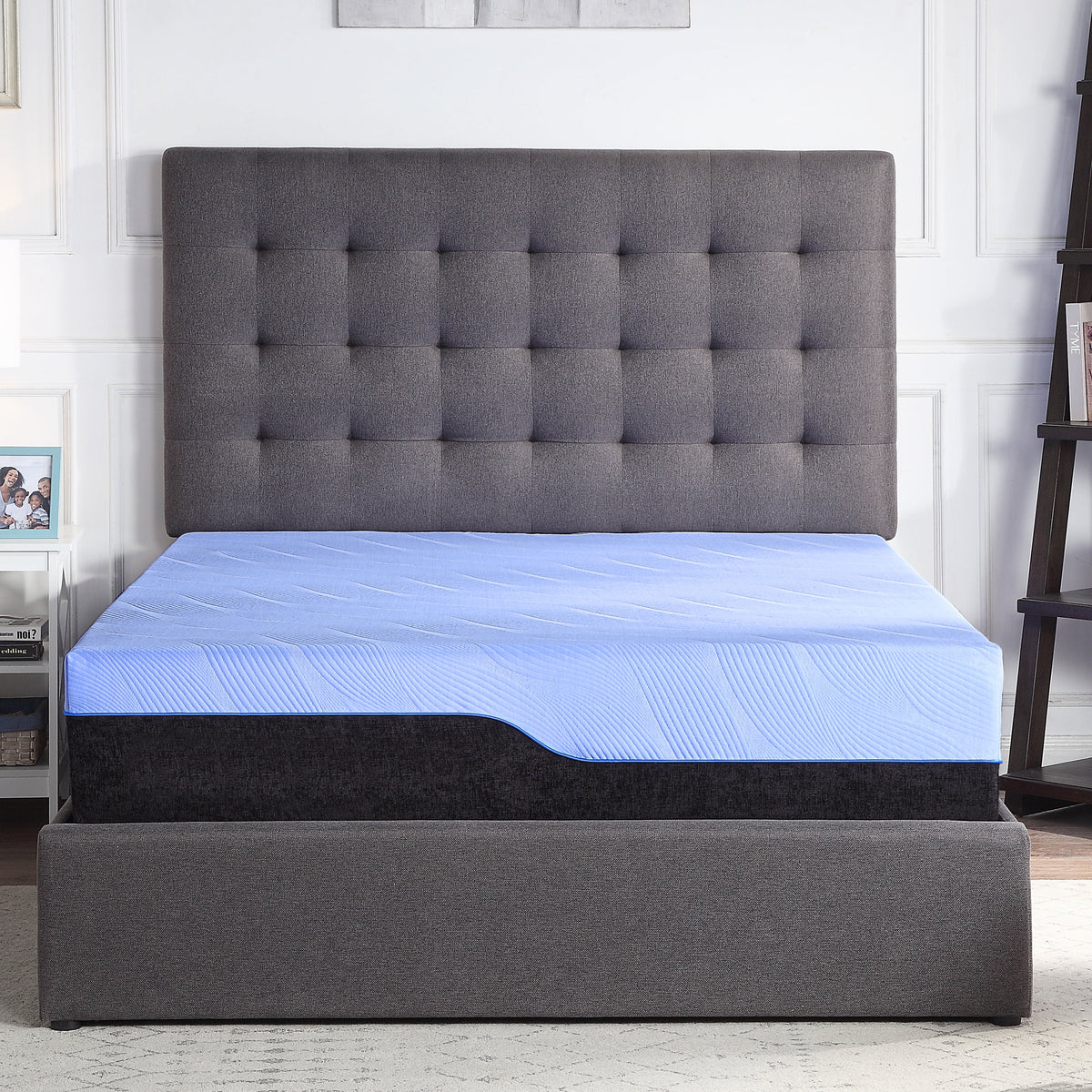 Queen Size 5-Layer Hybrid Memory Foam and Coil Mattress T3061