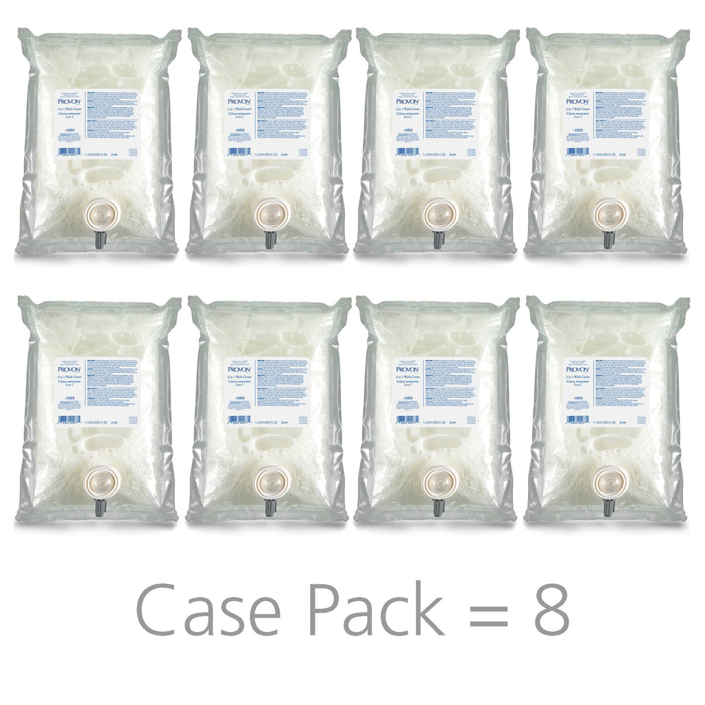 3in1 Wash Cream, 1000 ml (Case of 8) J420889