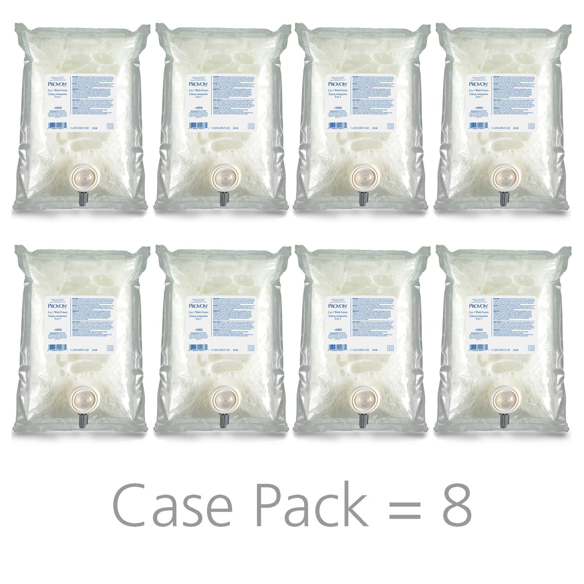 3in1 Wash Cream, 1000 ml (Case of 8) J420889