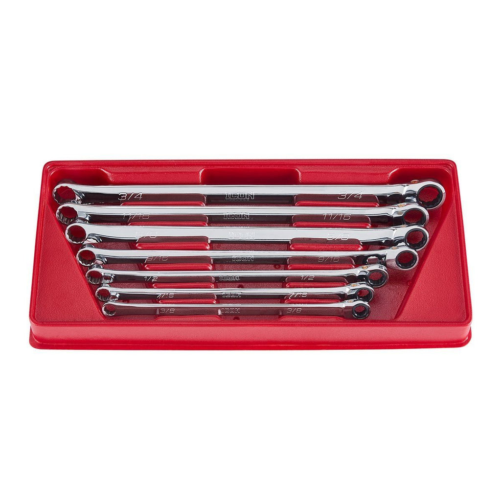 7 Piece SAE Double Box Ratcheting Wrench B226334