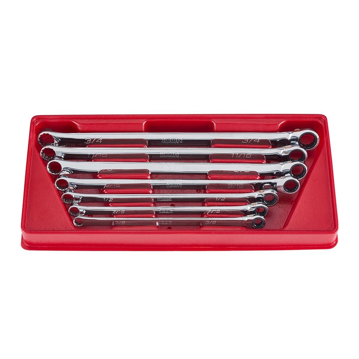 7 Piece SAE Double Box Ratcheting Wrench B226334