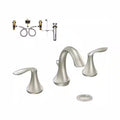 8 in. Widespread 2-Handle Bathroom Faucet Trim Kit in Brushed Nickel V401781