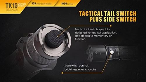 1000 Lumen Cree LED Tactical Flashlight with 18650 Li-Ion Rechargeable Battery H47164