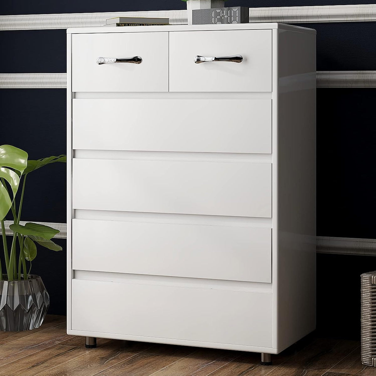6 Drawer Grey Dresser K189