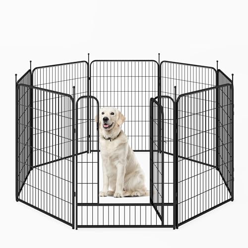 16 Panels 32 inch Heavy Duty Metal Dog Playpen Y821