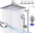 12" Rain Shower Head with Handheld Spray Combo F79013