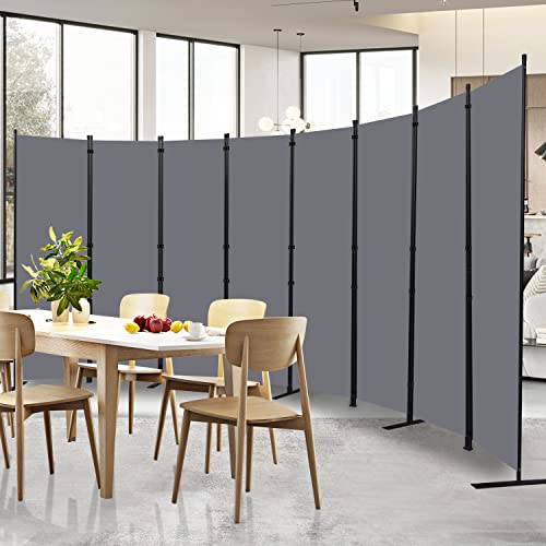 8 Panel Fabric Room Divider E235
